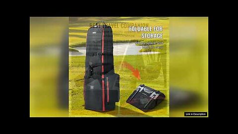 VEVOR Golf Club Travel Bag Golf Luggage Case Cover with Wheels 1800D Review