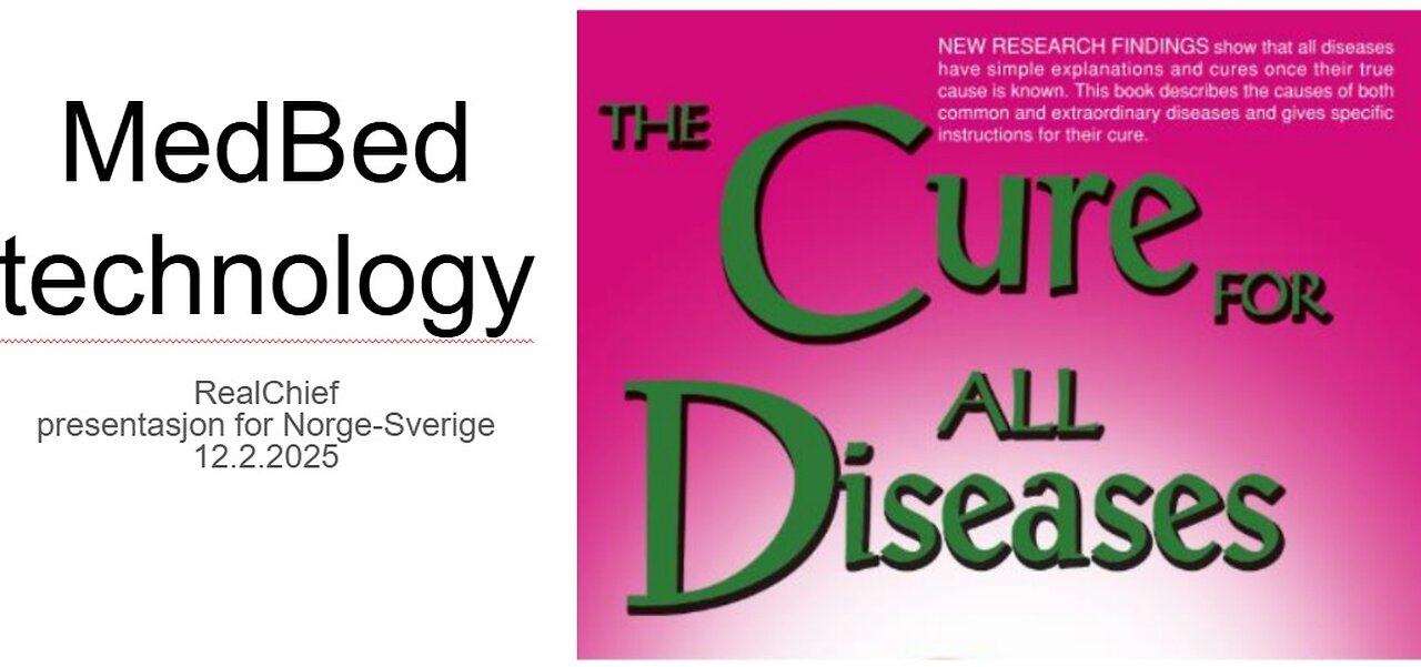 12.2.25: MedBed teknologi - The cure for all diseases!