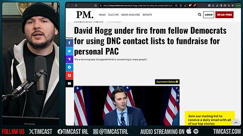 DNC Vice Chair David Hogg CAUGHT In Corruption Scandal, ITS NOT BEEN TWO WEEKS, Democrats LIVID