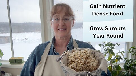 Gain Health. Grow SPROUTS Year Round for PENNIES a Day!