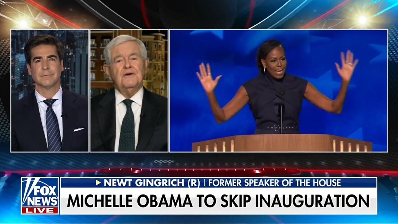 Newt Gingrich: Michelle Obama Hates Trump