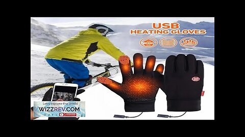 1 pair Electric Heated Gloves Rechargeable USB Hand Warmer Heating Gloves Winter Review