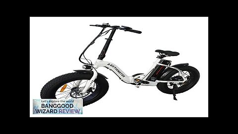 US Direct AOSTIRMOTOR G20 Electric Bike 36V 13AH Battery 500W Motor 20Inch Review