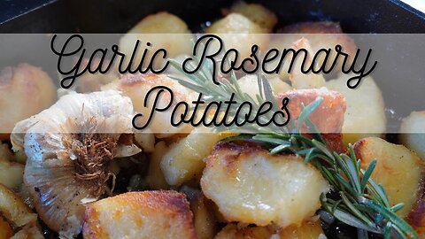 Crispy Garlic Rosemary Potatoes Recipe | Perfect Side Dish for Any Meal