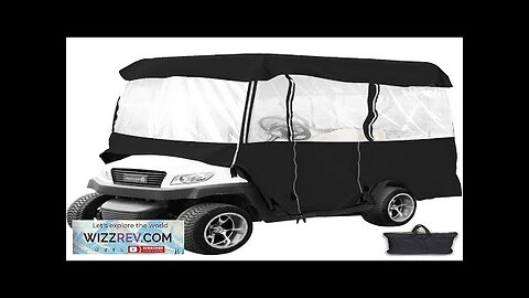 VEVOR Golf Cart Enclosure 86'' 4-Person Golf Cart Cover 4-Sided Fairway Deluxe Review