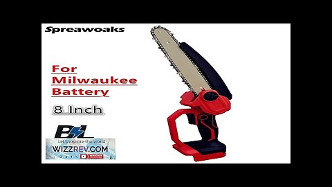 Fit For Milwaukee 18V Battery Brushless Electric Chainsaw 8 Inch Cordless Chain Review