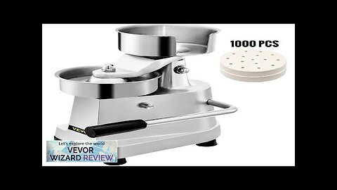 VEVOR Commercial Hamburger Patty Maker 130mm/5inch Stainless Steel Burger Press Heavy Duty Review