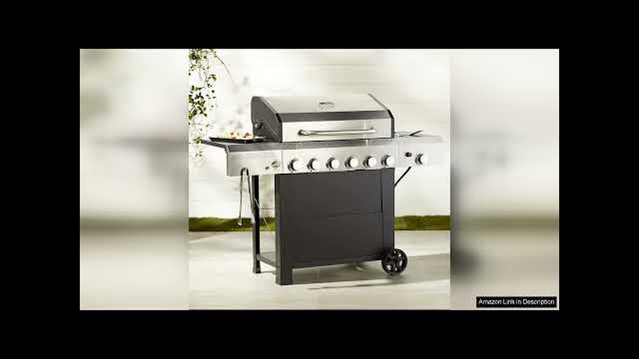 Amazon Basics Freestanding Gas Grill with Side Burner 6 Burner (66000 BTU) Review