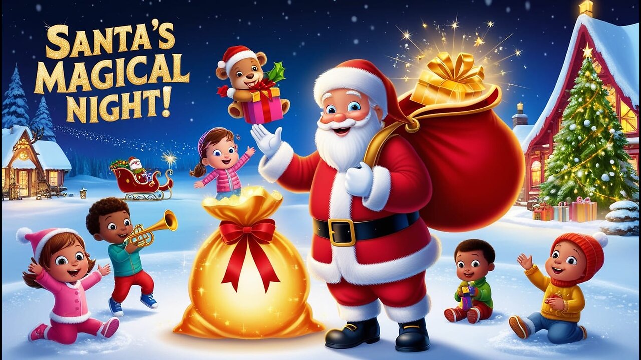 Santa's Magical Night | Nursery Rhyme and Children Song