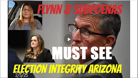 MIKE GILL - FLYNN 8 SUBPOENAS - ELECTION INTEGRITY ARIZONA