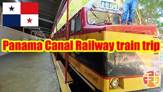 Panama Canal Railway from Panama City to Colon パナマ運河列車の旅 パナマシティ〜コロン