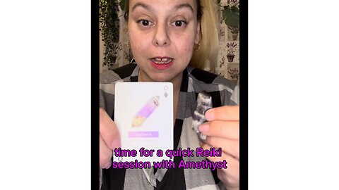 Crystal Reiki Healing with amethyst