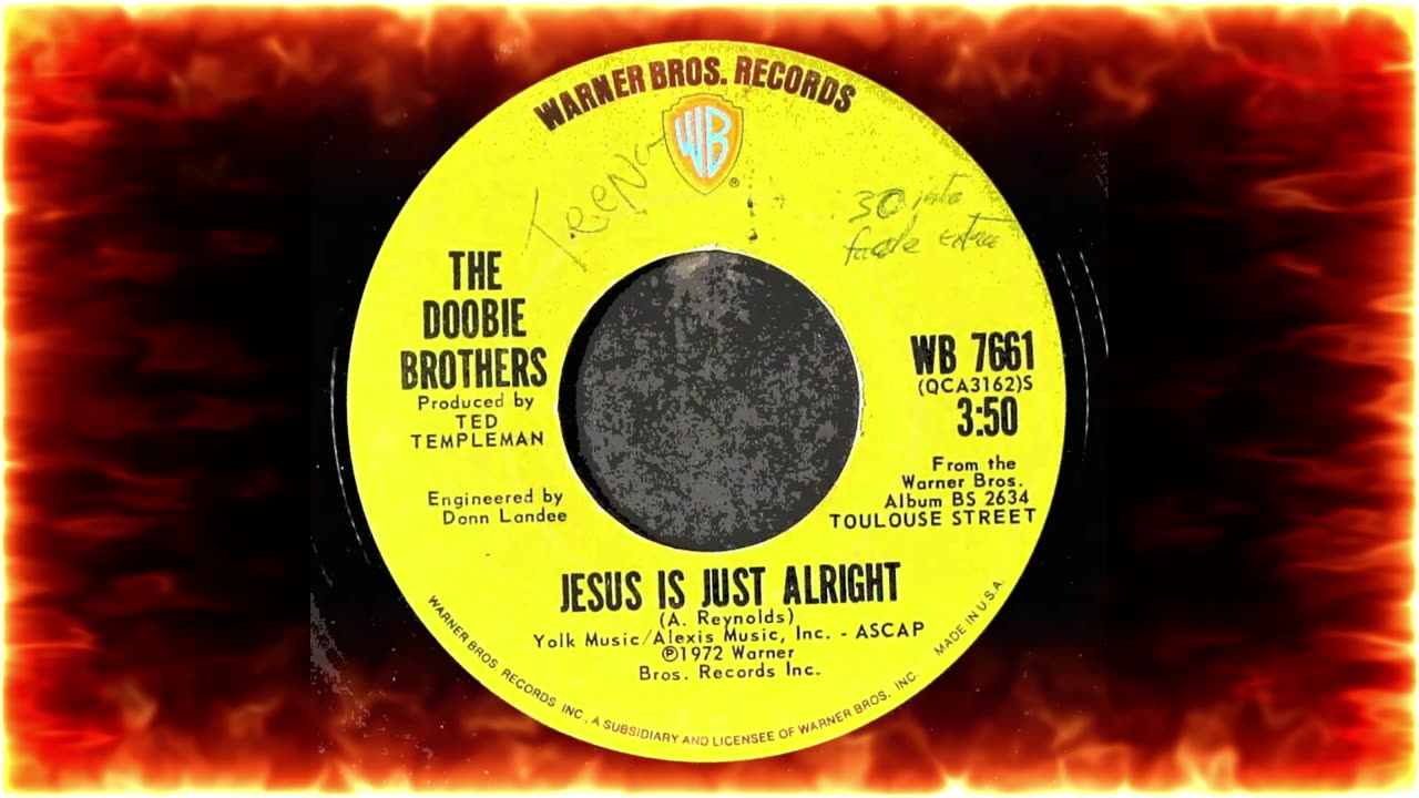 The Doobie Brothers ~ Jesus Is Just Alright ~