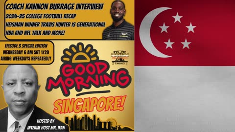 BHC Kannon Burrage Interview on Good Morning Singapore Episode 3 | HNSN x Feel The Beat Radio 2452