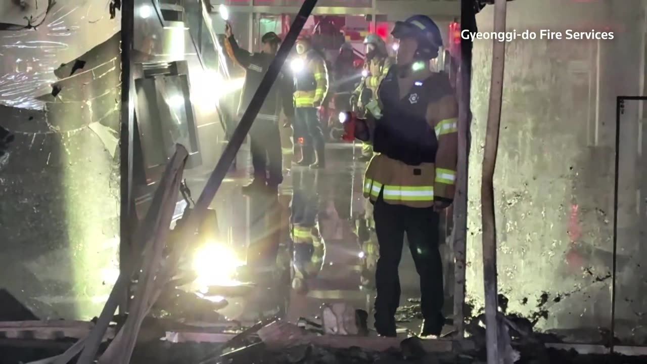 Dozens rescued in South Korea building fire, officials say