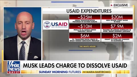 Stephen Miller - USAID Was A Slush Fund For Left Wing Projects