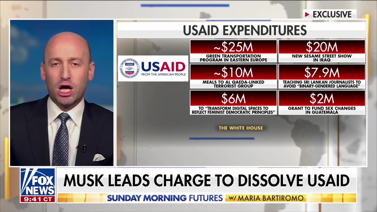 Stephen Miller - USAID Was A Slush Fund For Left Wing Projects