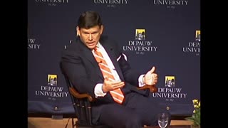 October 12, 2013 - FOX News Anchor Bret Baier at His Alma Mater, DePauw University