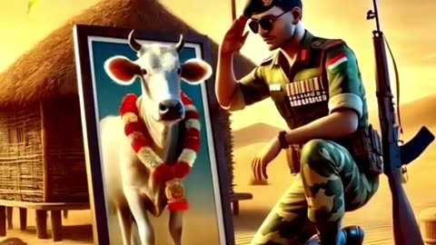 What Happens When a BRAVE Army Soldier Meets a Martyred Cow 🐄?