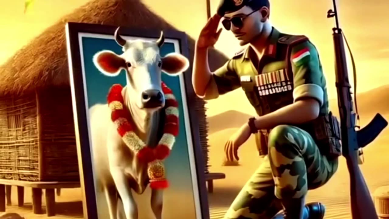 What Happens When a BRAVE Army Soldier Meets a Martyred Cow 🐄?