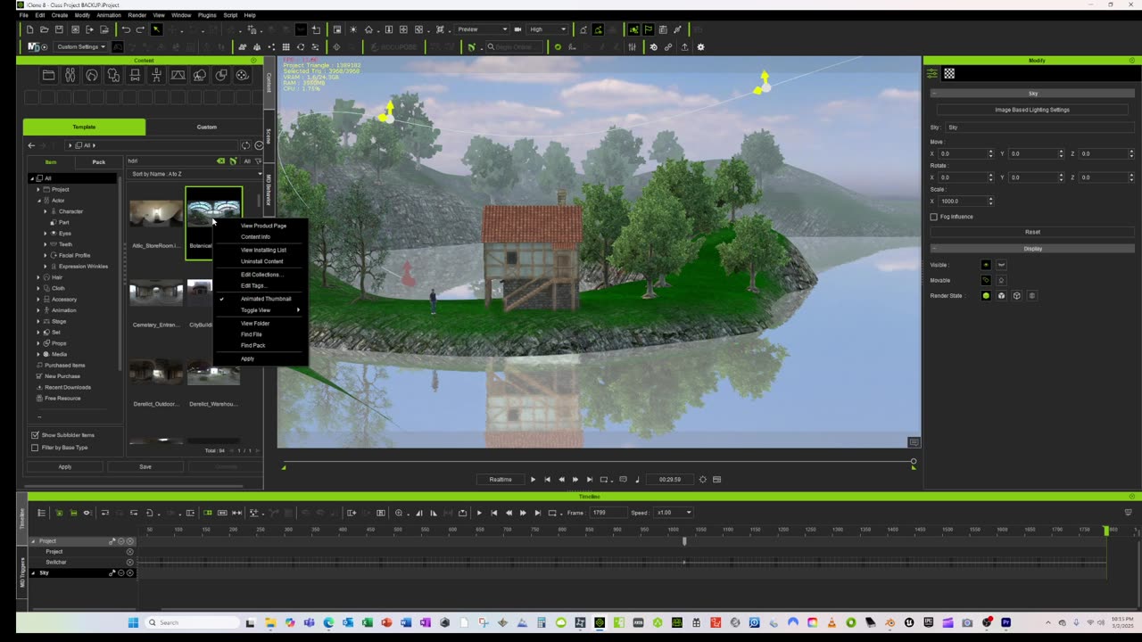 IRAY and HDRI