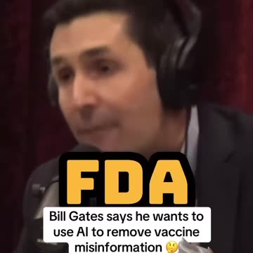 Bill Gates Wants AI to REMOVE Vax Misinformaion
