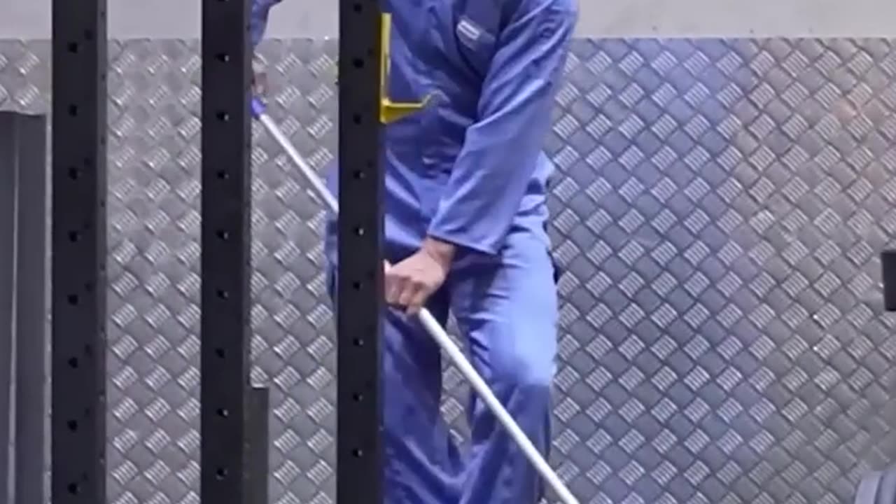 ELITE Powerlifter ANATOLY Pretends to be CLEANER in GYM #anatoly #fitness #gym