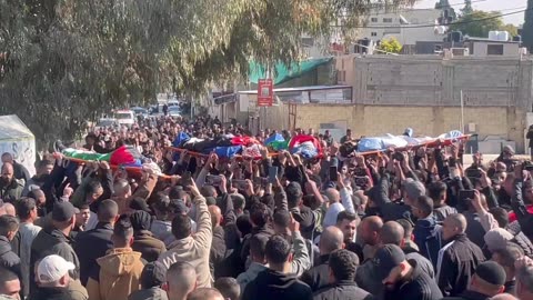 Funeral of the six martyrs of Jenin camp