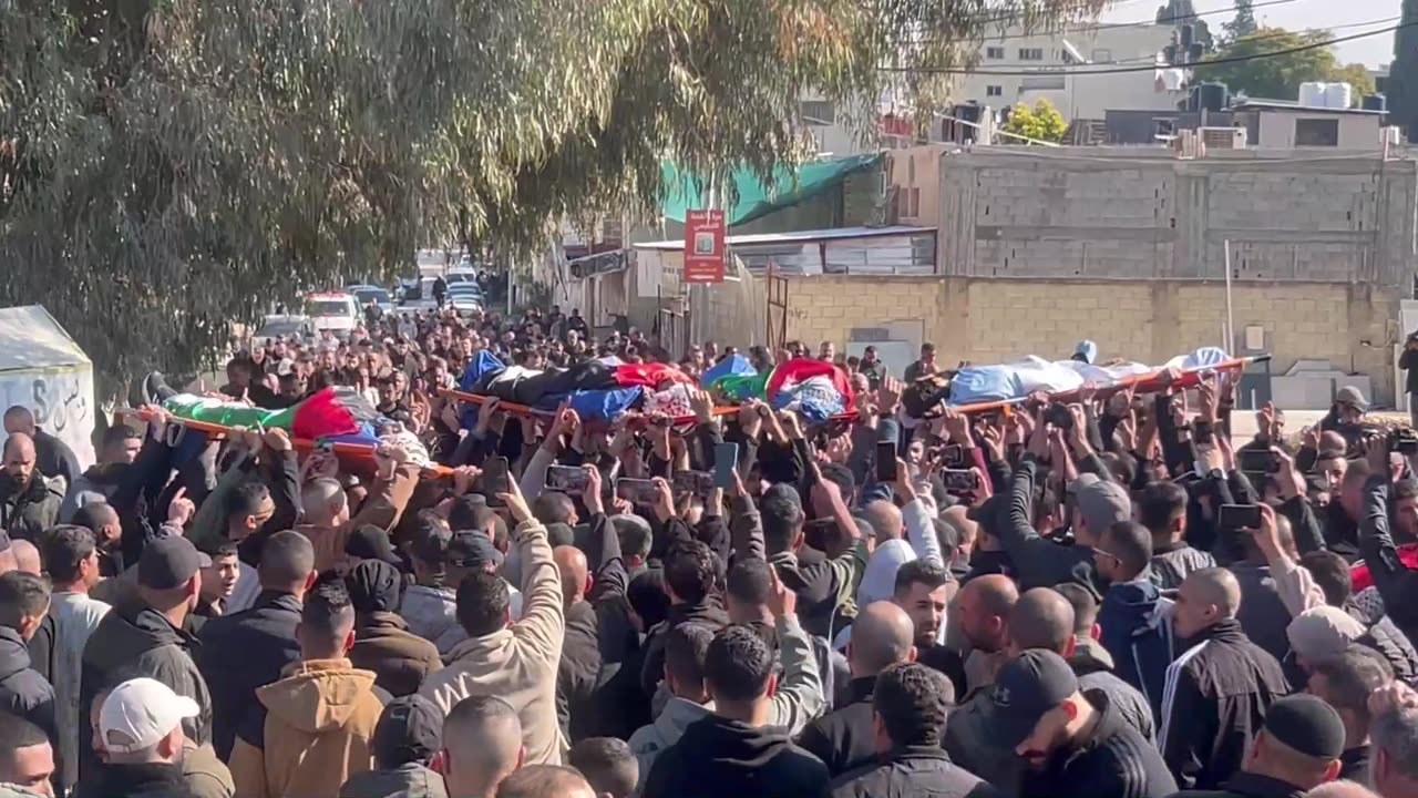 Funeral of the six martyrs of Jenin camp