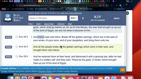 3/11 Exo 32:2-10 If therefore perfection were by the Levitical priesthood, Heb 7:11 IT NEVER WAS#2