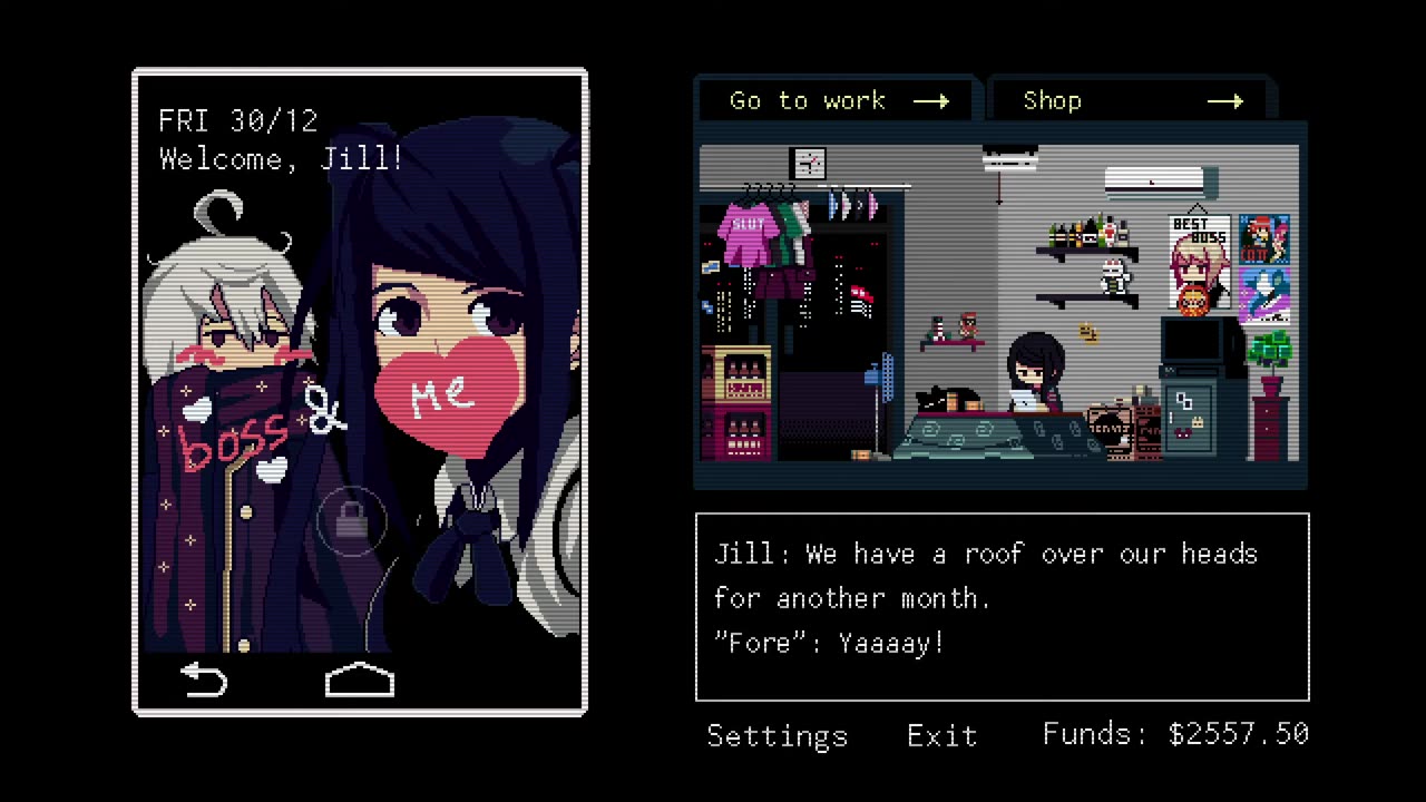 1 hour of Jill's apartment in VA-11 Hall-A - gaming zen [lovmskfGdT0]