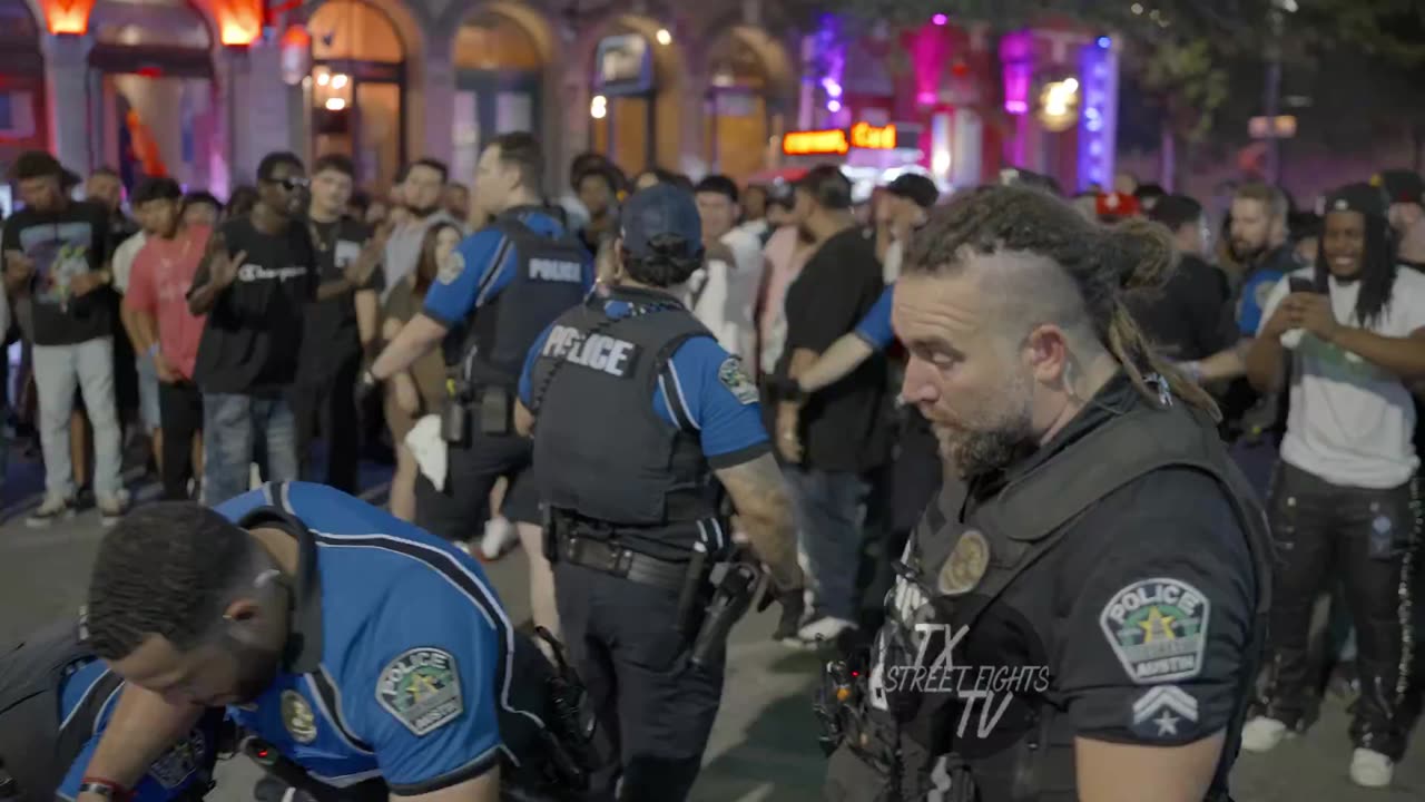 Fights Break Out on 6th Street, AustinJune 22, 2024