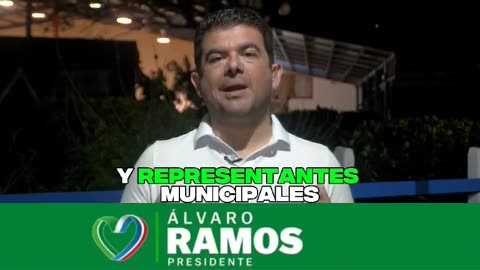 Heredia respalda a Álvaro Ramos en masivo encuentro ciudadano