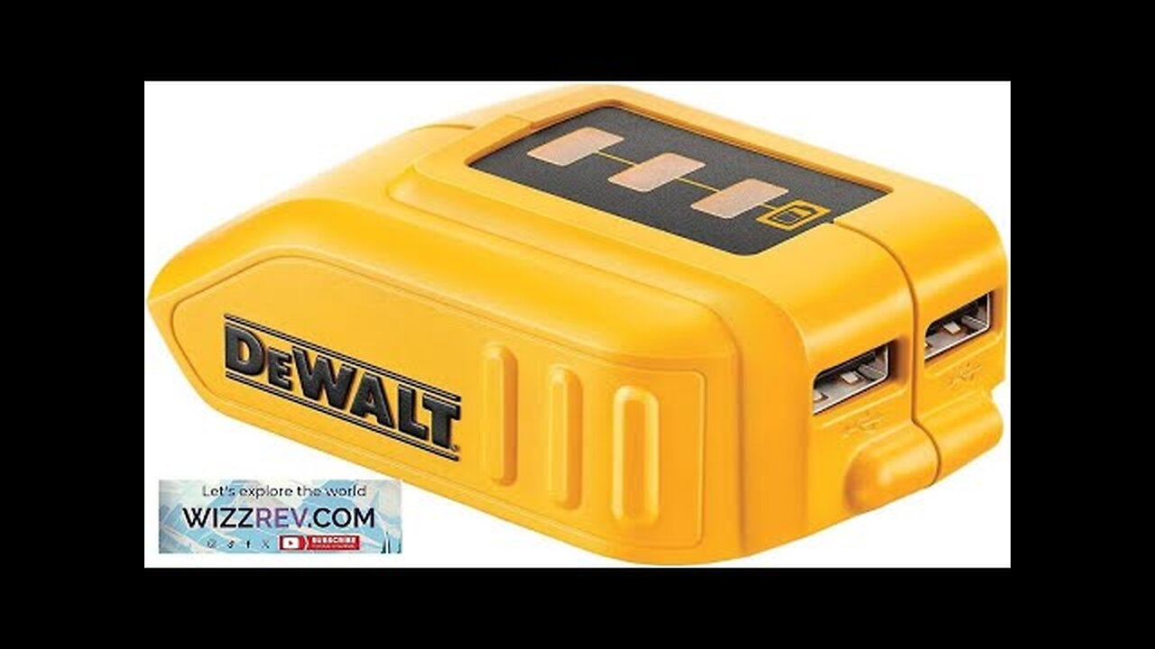 DEWALT 12V/20V MAX USB Charger with 2 Ports and State of Charge Review