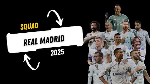 Real madrid FC Current Squad For Season 2025