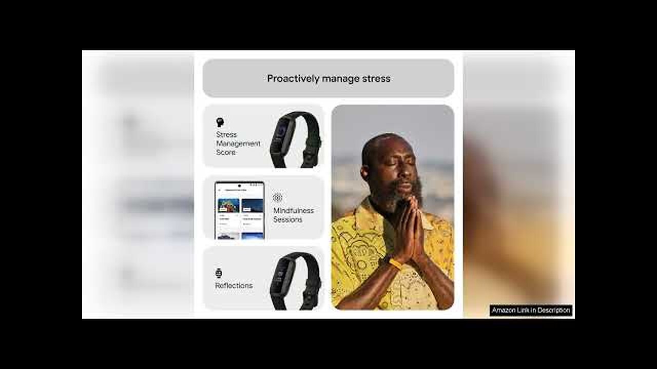 Fitbit Inspire 3 Health &-Fitness-Tracker with Stress Management, Workout Intensity Review