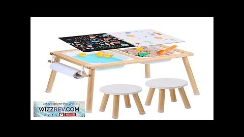 VEVOR Kids Sensory Table & Chair Set Sand Water Play Table Review