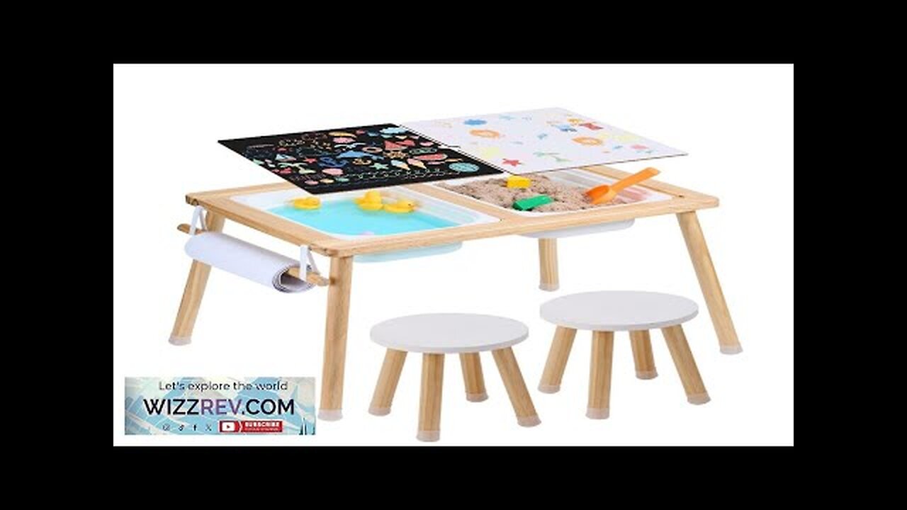 VEVOR Kids Sensory Table & Chair Set Sand Water Play Table Review