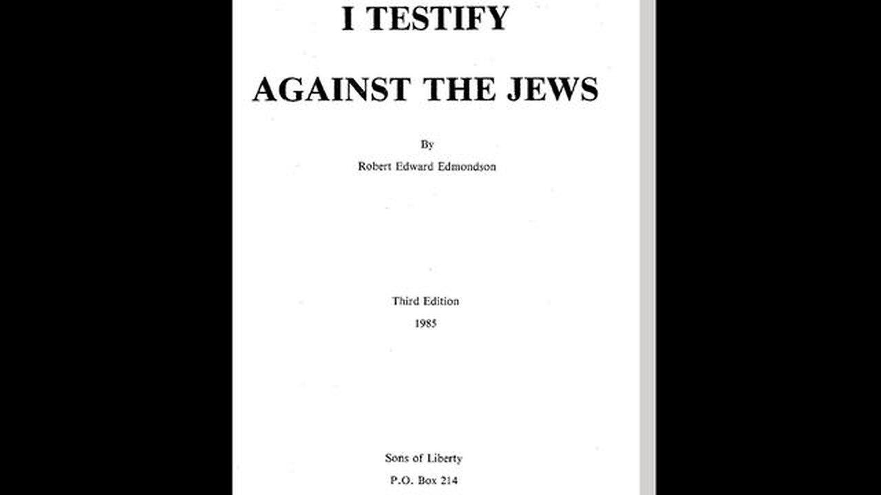 I Testify Against The Jews - Full Documentary (Link in Description)