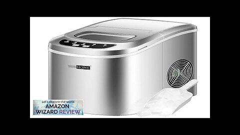 VIVOHOME Electric Portable Compact Countertop Automatic Ice Cube Maker Machine with Hand Review