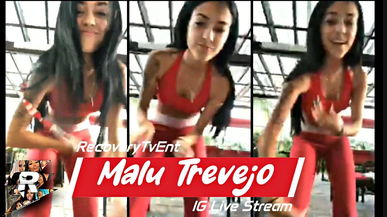 Malu Trevejo dancing with the family [Poor Quality]