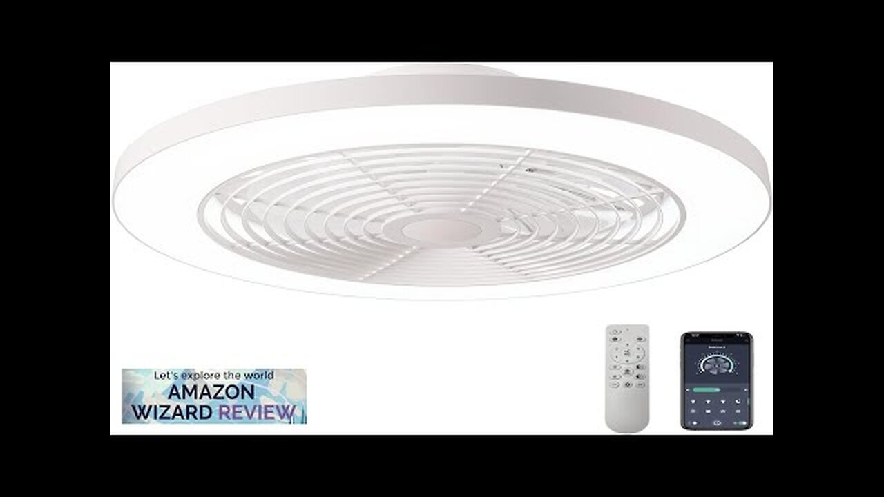 Orison Low Profile Ceiling Fan 19.7" Smart Bladeless ceiling fans Review