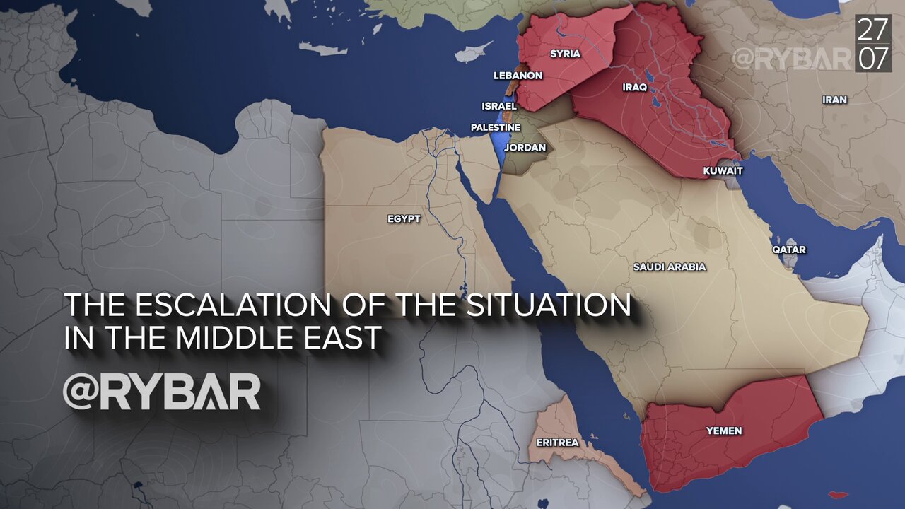 The escalation of the situation in the Middle East: highlights of the week July 26 - August 1, 2024