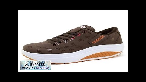 Big Size PU Leather Platform Running Shoes for Women Sport Shoes Woman Review