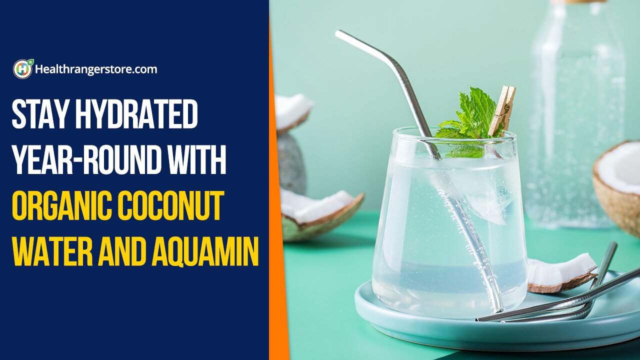 Stay hydrated year-round with Organic Coconut Water and Aquamin