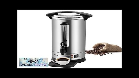 VEVOR Commercial Coffee Urn 110 Cup Stainless Steel Coffee Dispenser Fast Brew Review