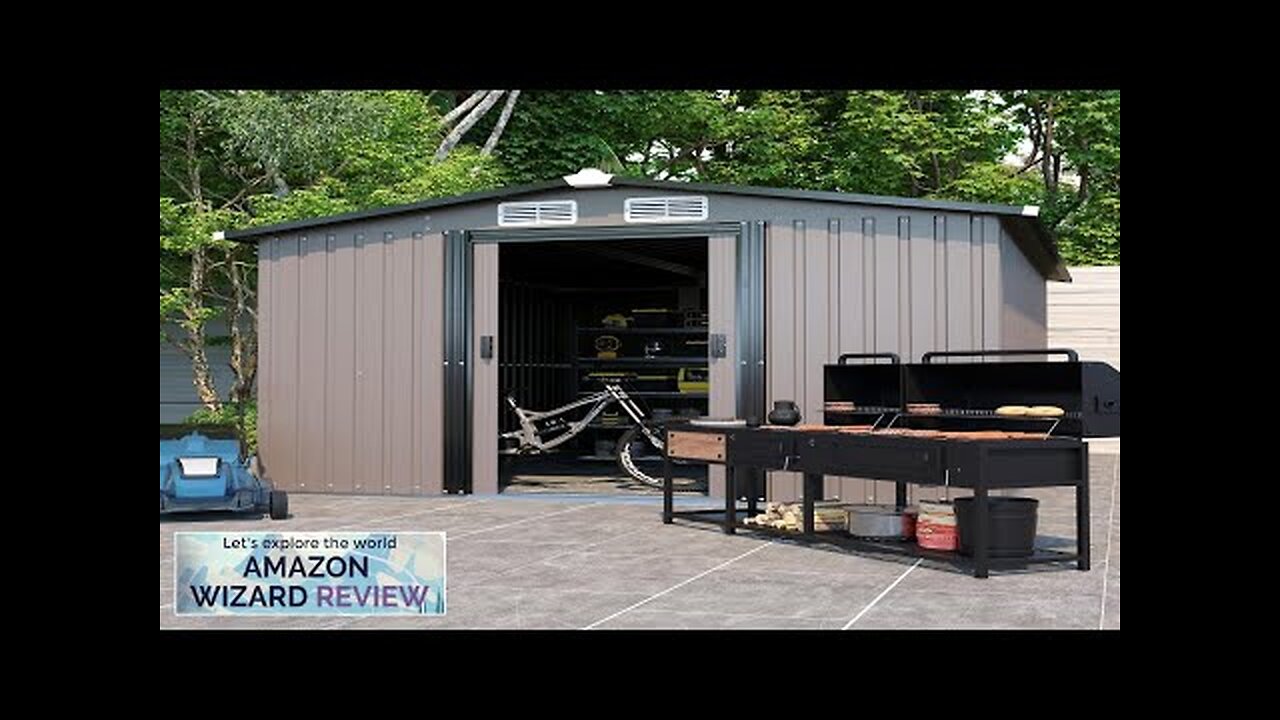 Sheds Outdoor 10FT x 8FT & Oversized Storage Clearance Metal Anti-Corrosion Utility Review