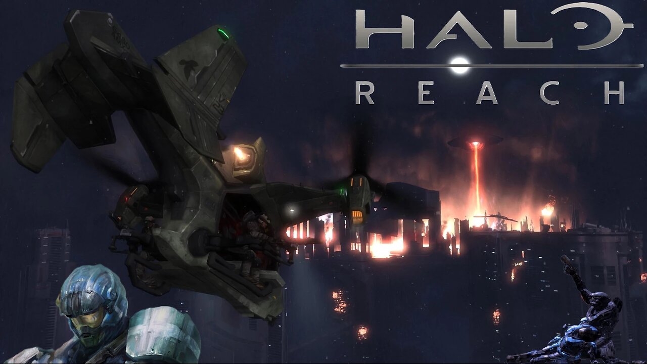 Matt's First Halo: Reach - The Exodus & Glassing of New Alexandria