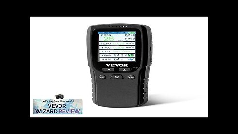 VEVOR Air Quality Monitor 8-IN-1 Professional PM2.5 PM10 PM1.0 Particle Counter Review