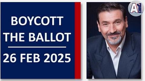 LTC Riccardo Bosi 'Boycott The Ballot' 2.26.25 - FINAL PHASE